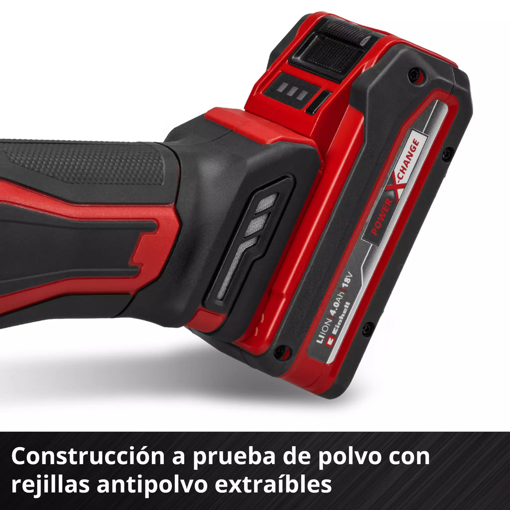 Esmeril angular inalámbrico TE-AG 18/125-2 Li (1x4,0 Ah)