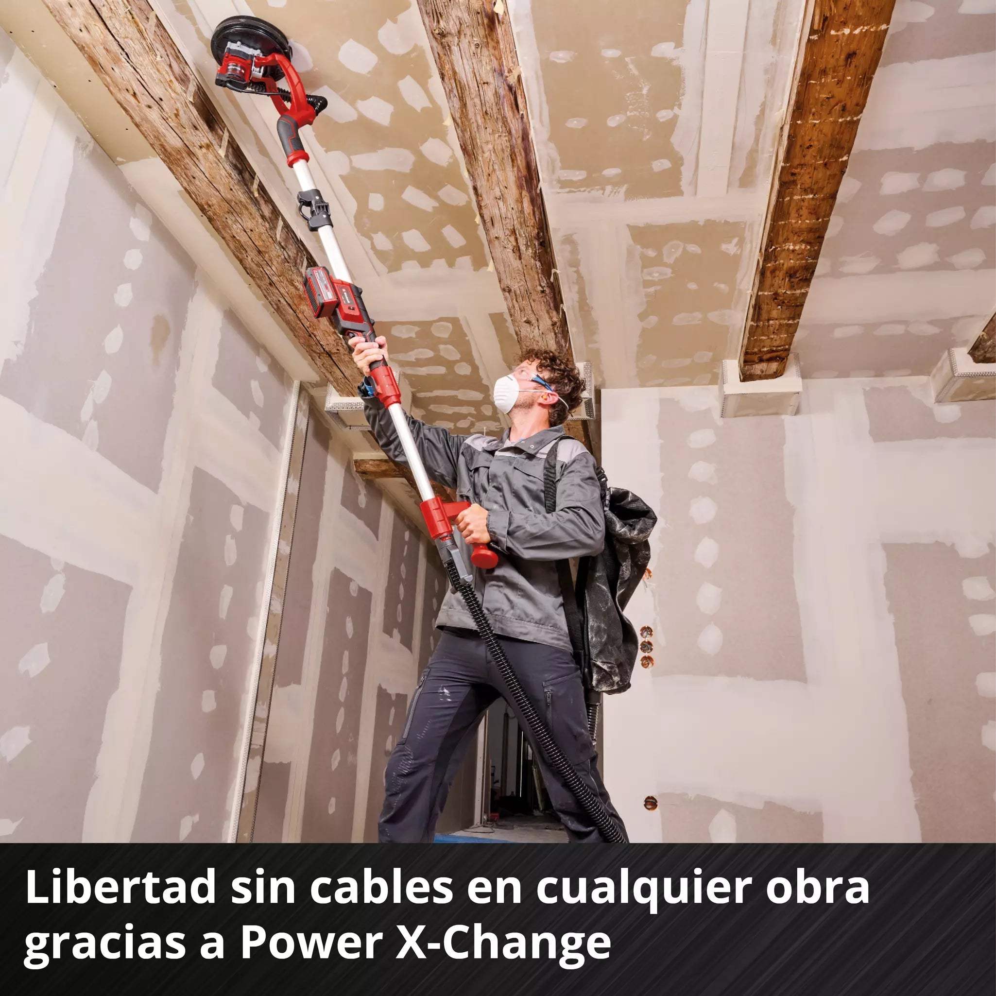 PROFESSIONAL Pulidor de paneles de yeso inalámbrico TP-DW 18/225 Li - Solo