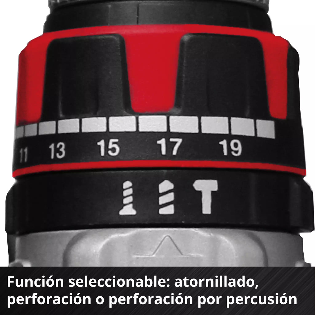 PROFESSIONAL Taladro de impacto inalámbrico TP-CD 18/80 Li-i BL (2x2,0Ah)