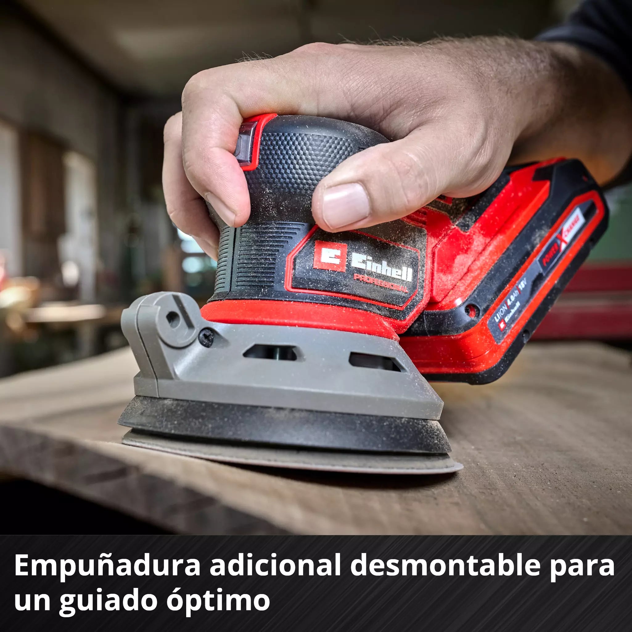 PROFESSIONAL Lijadora roto orbital inalámbrica TP-RS 18/32 Li BL - Solo