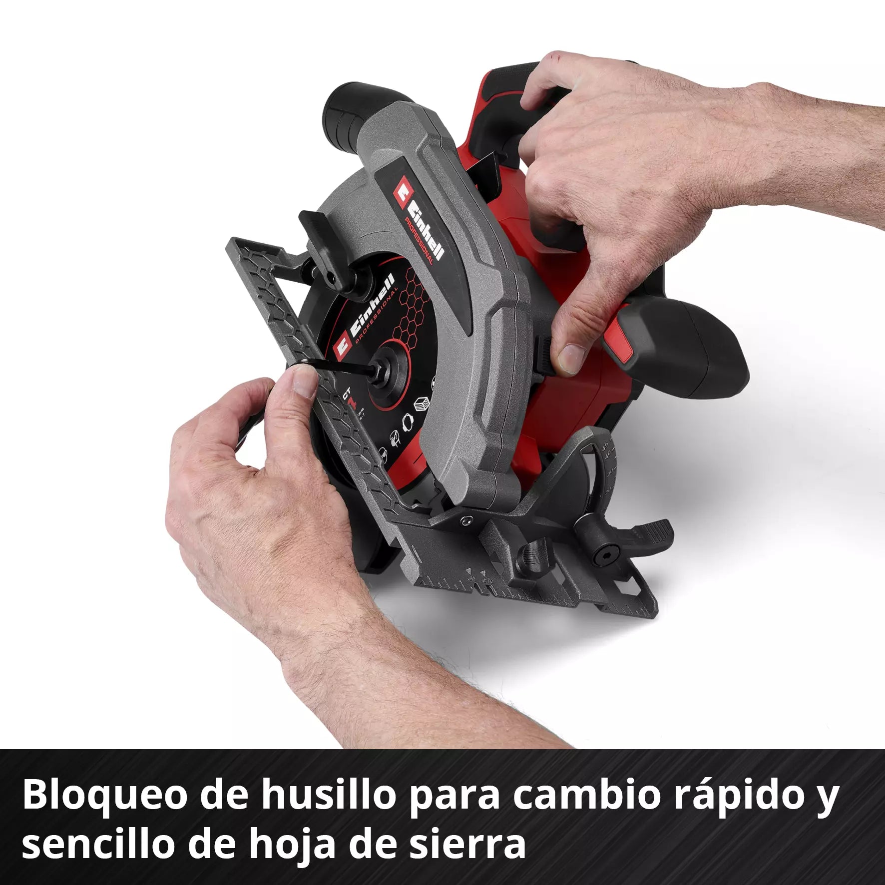 PROFESSIONAL Sierra circular inalámbrica TP-CS 18/165 Li BL - Solo