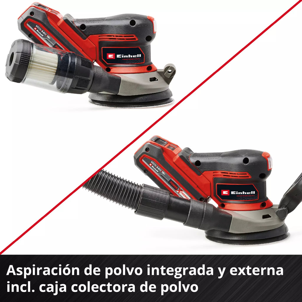 PROFESSIONAL Lijadora roto orbital inalámbrica TP-RS 18/32 Li BL - Solo