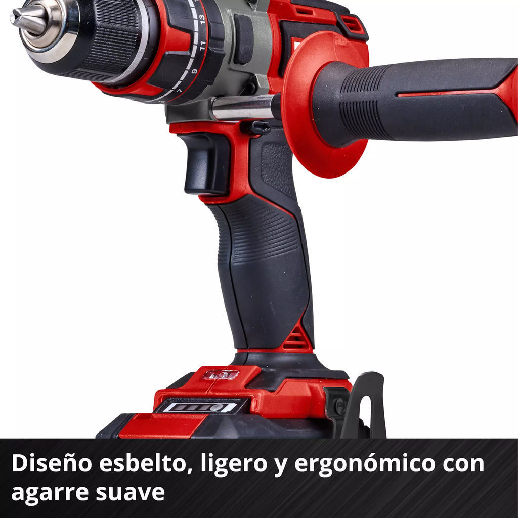 PROFESSIONAL Taladro de impacto inalámbrico TP-CD 18/80 Li-i BL (2x2,0Ah)