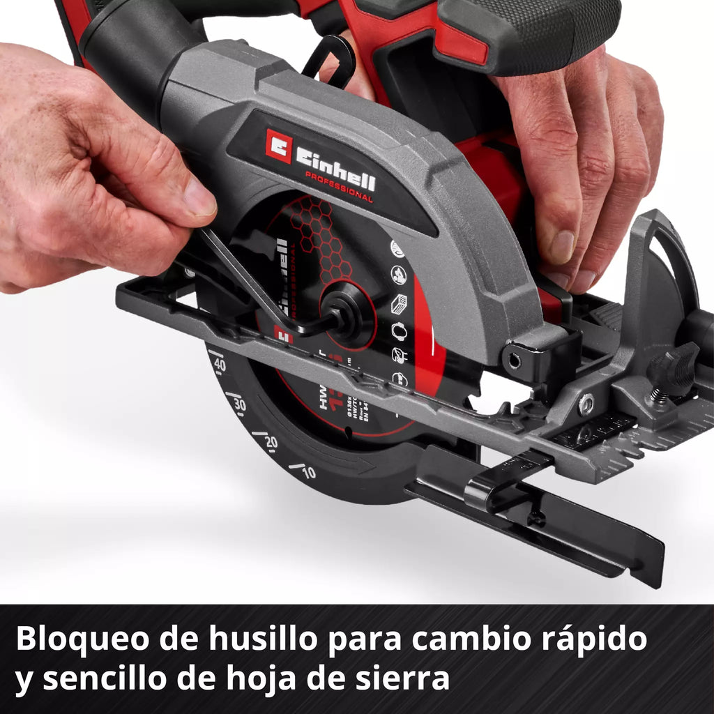 PROFESSIONAL Sierra circular inalámbrica TP-CS 18/136-C Li BL - Solo