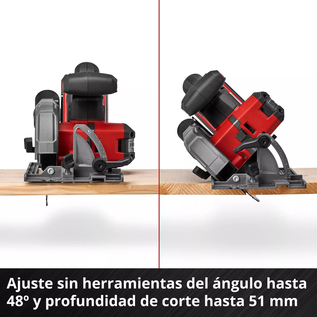 PROFESSIONAL Sierra circular inalámbrica TP-CS 18/136-C Li BL - Solo