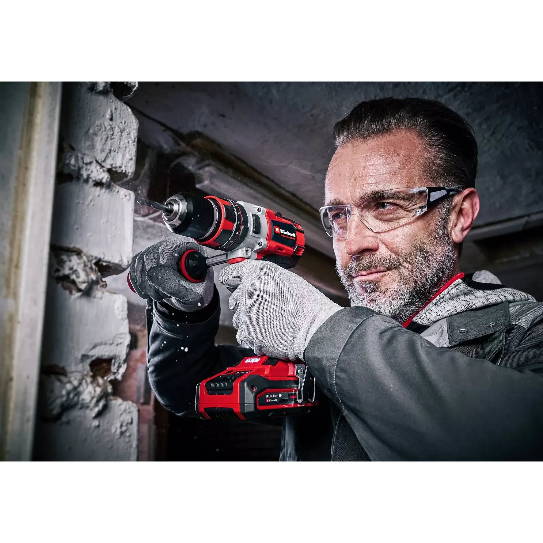 PROFESSIONAL Taladro de impacto inalámbrico TP-CD 18/80 Li-i BL - Solo