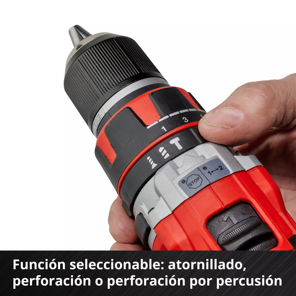 PROFESSIONAL Taladro de impacto inalámbrico TP-CD 18/50 Li-i BL (2x2,0Ah)