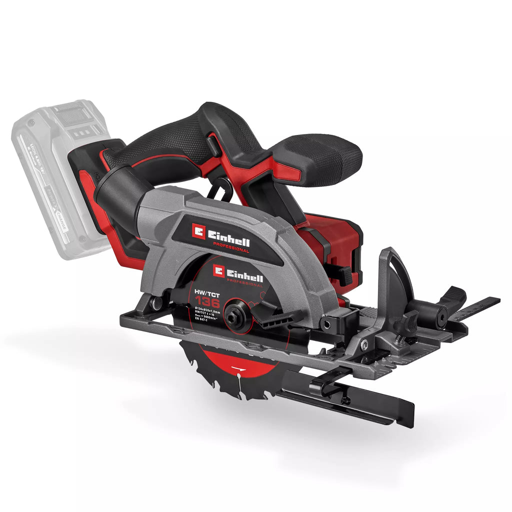 PROFESSIONAL Sierra circular inalámbrica TP-CS 18/136-C Li BL - Solo