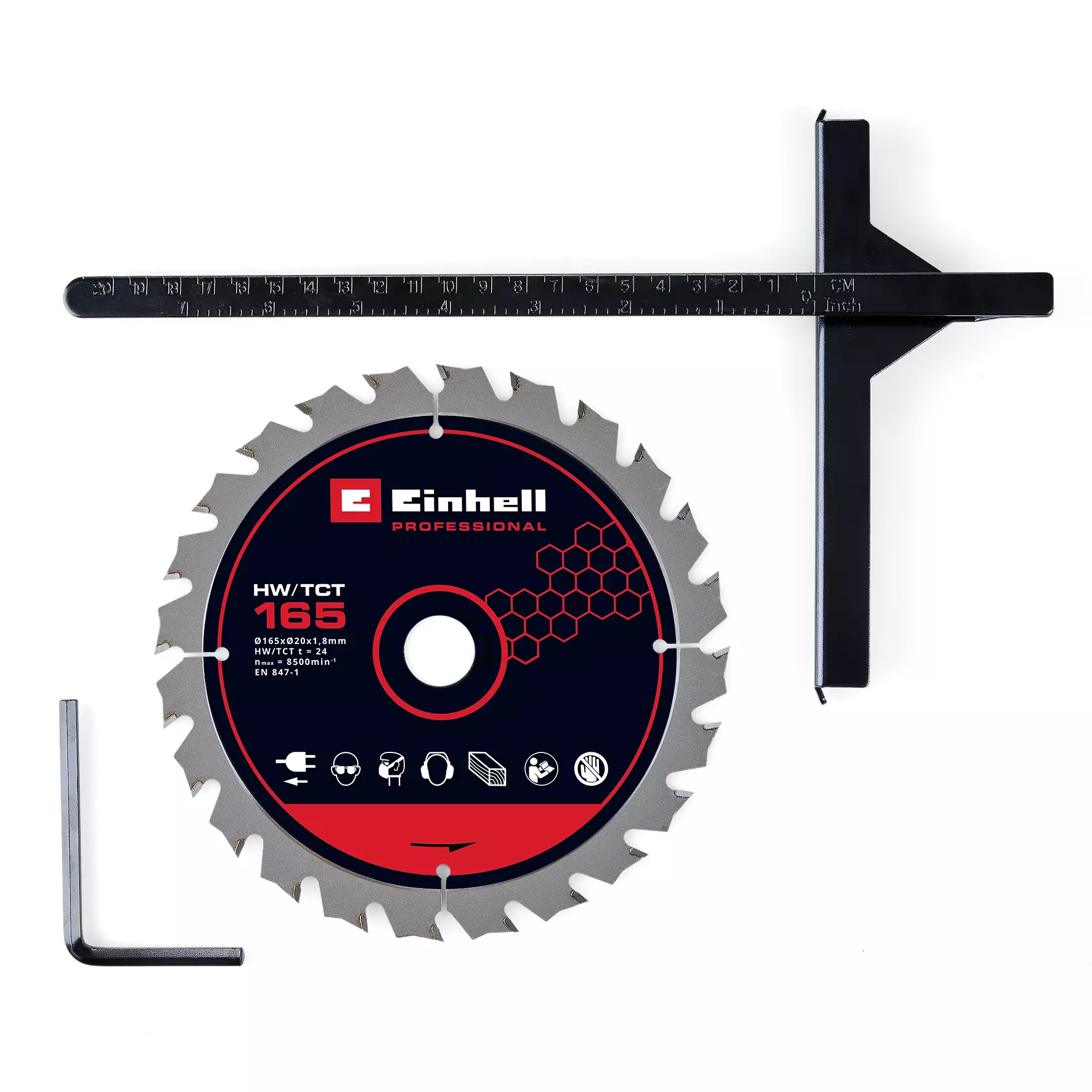 PROFESSIONAL Sierra circular inalámbrica TP-CS 18/165 Li BL - Solo