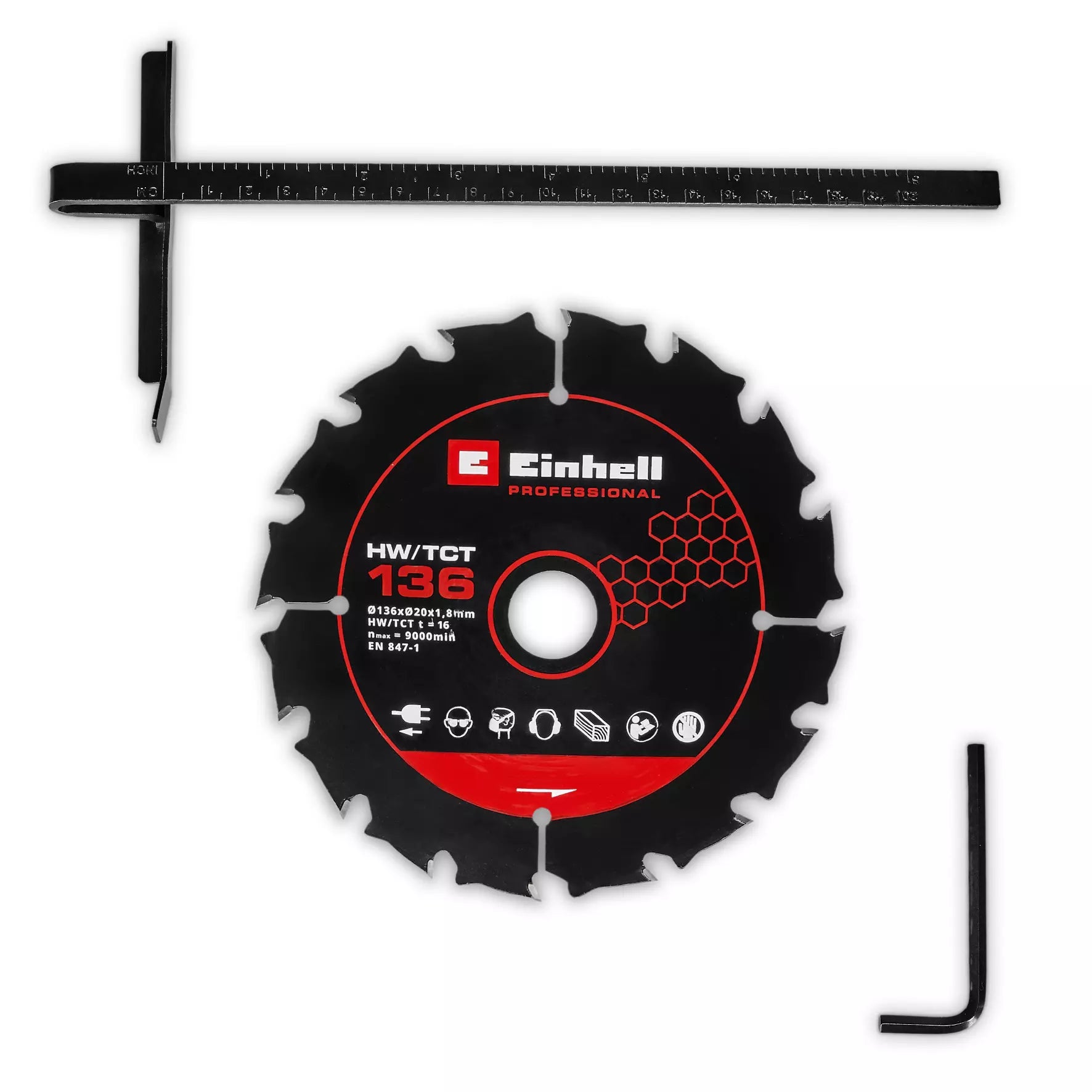 PROFESSIONAL Sierra circular inalámbrica TP-CS 18/136-C Li BL - Solo
