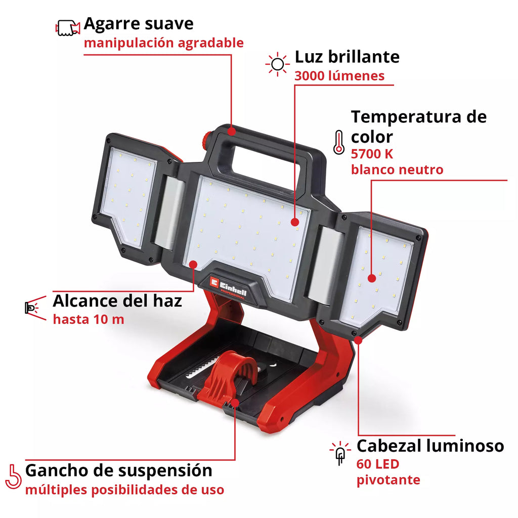 PROFESSIONAL Lámpara inalámbrica TP-CL 18/3000 Li - Solo