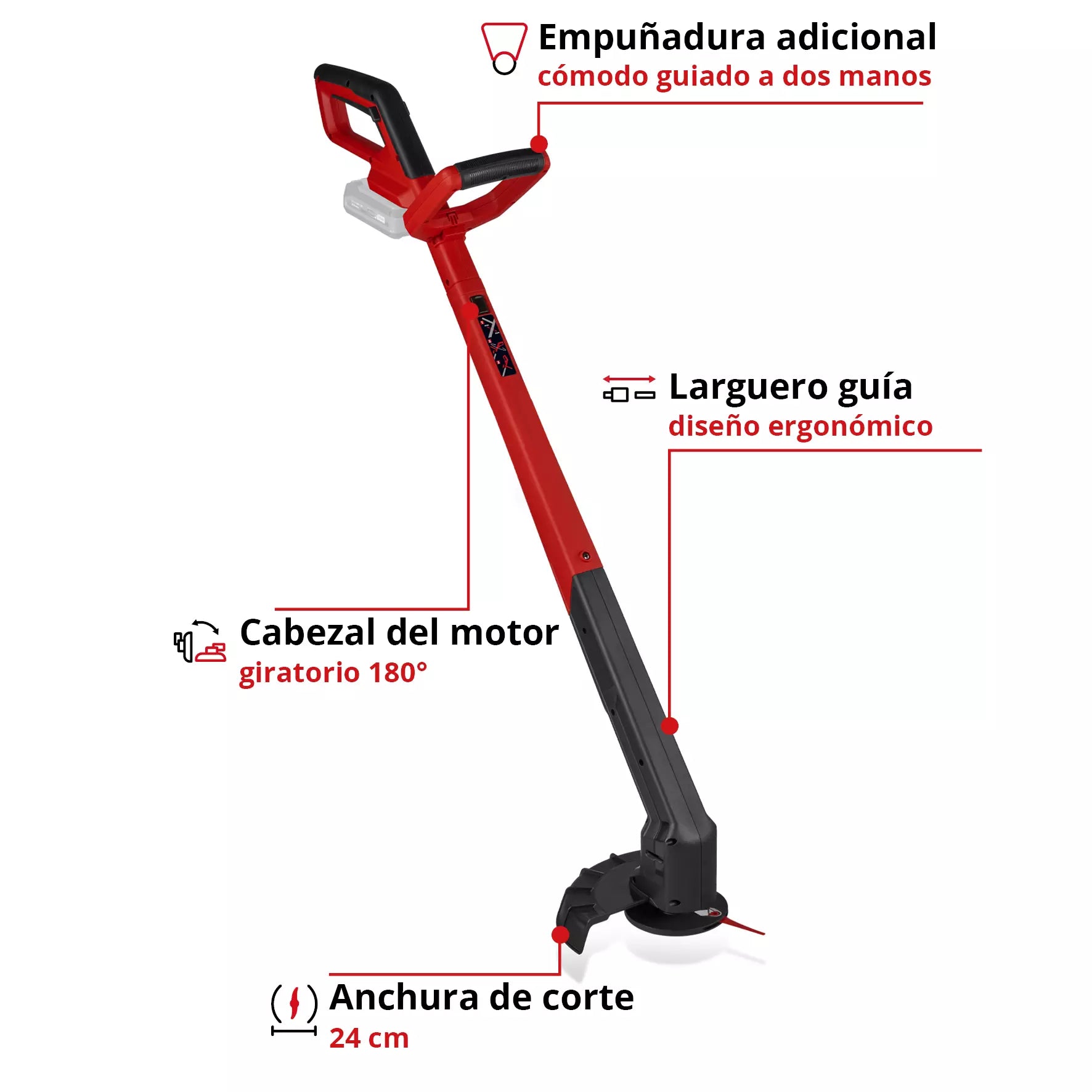 Orilladora inalámbrica GC-CT 18/2411 Li P-Solo