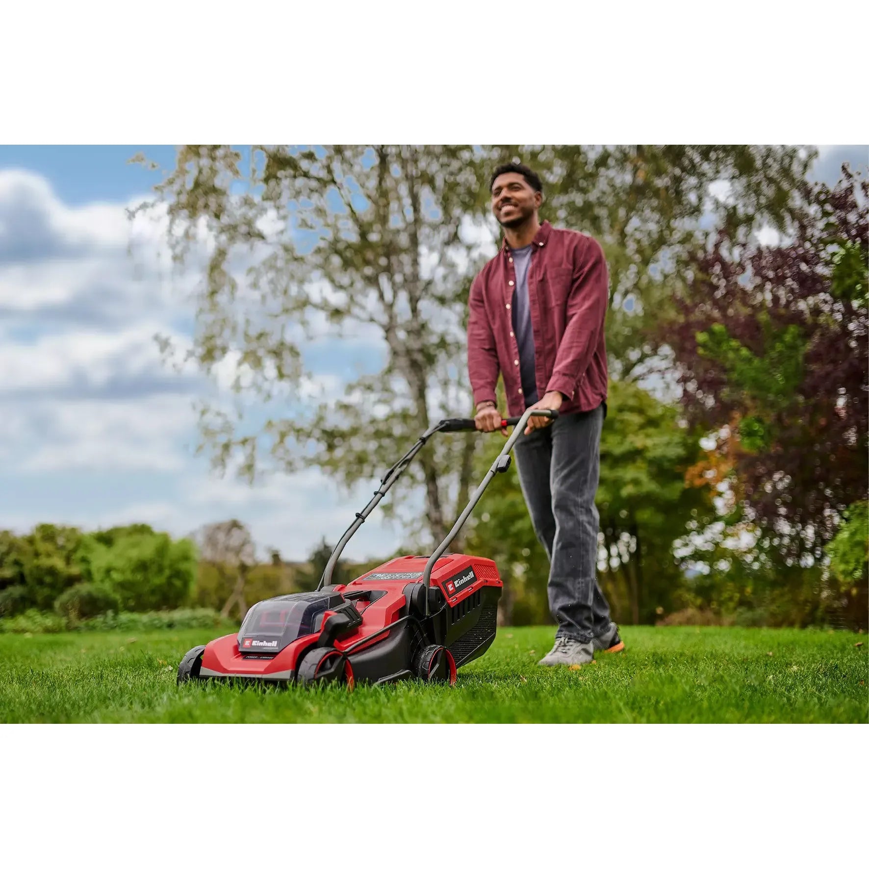 Cortacésped inalámbrico GE-CM 18/32 C Li BL-Solo