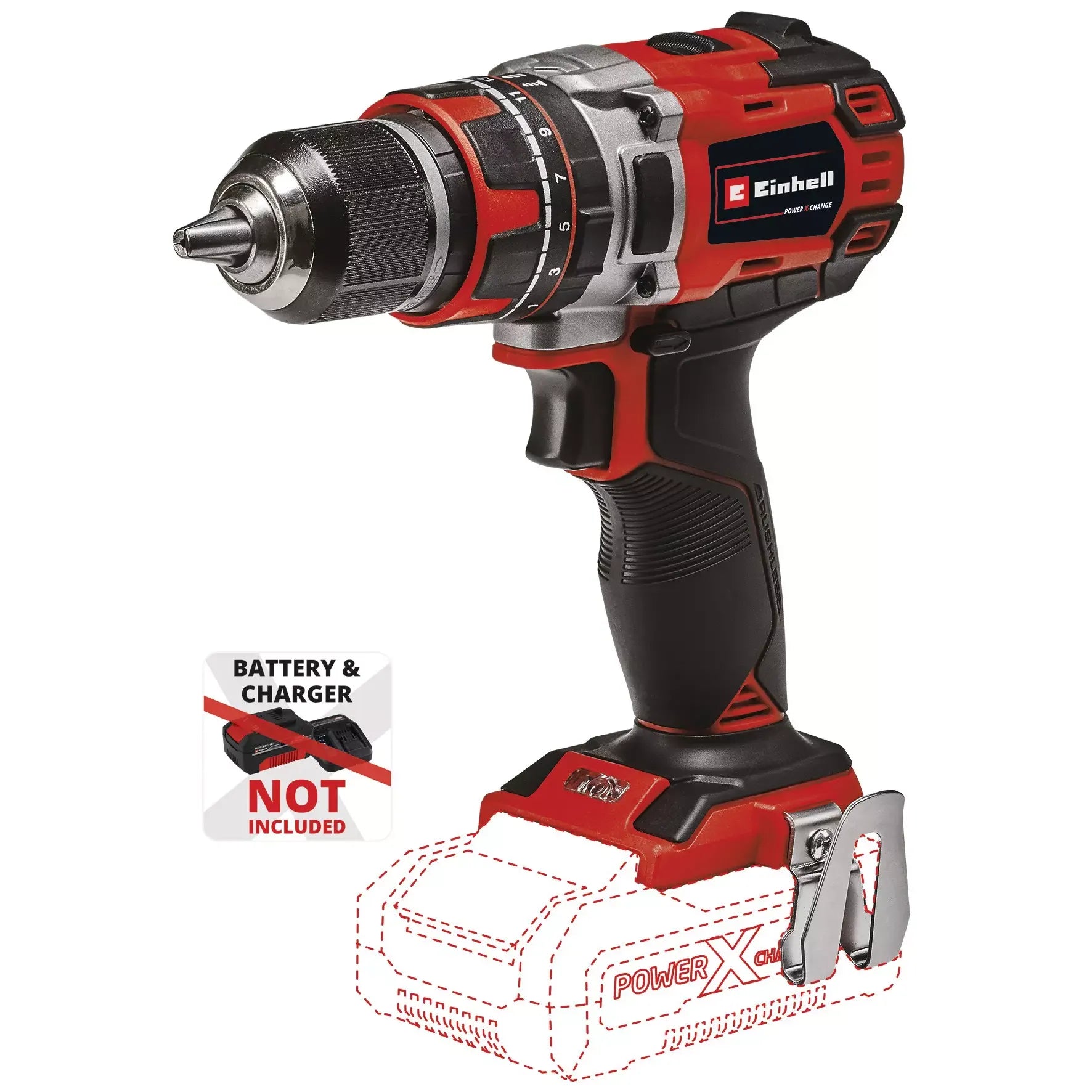 PROFESSIONAL Taladro de impacto inalámbrico TP-CD 18/50 Li-i BL-Solo