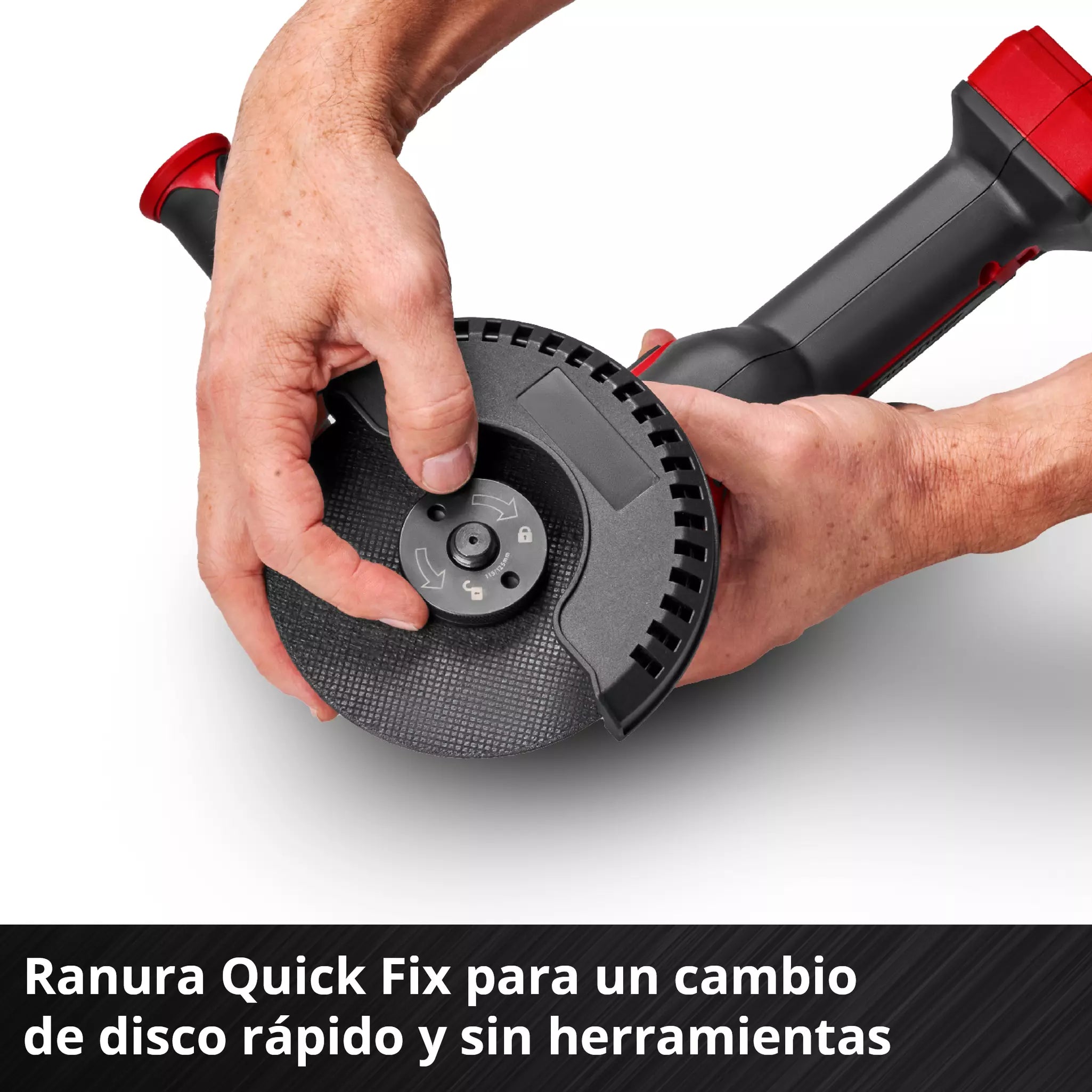 PROFESSIONAL Esmeril angular inalámbrico TP-AG 18/125 CE Q Li - Solo